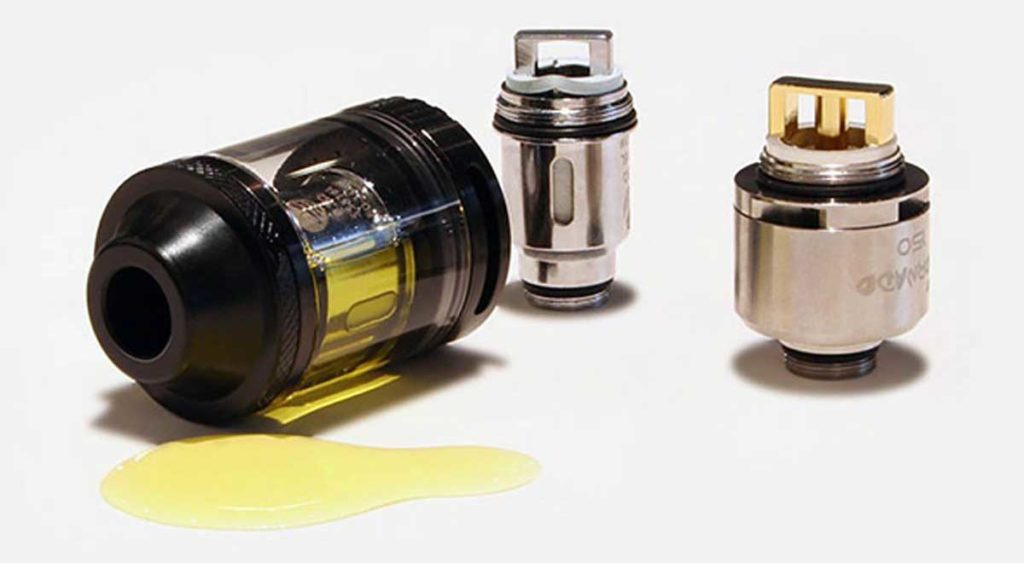 il peut y avoir des fuites de e-liquide