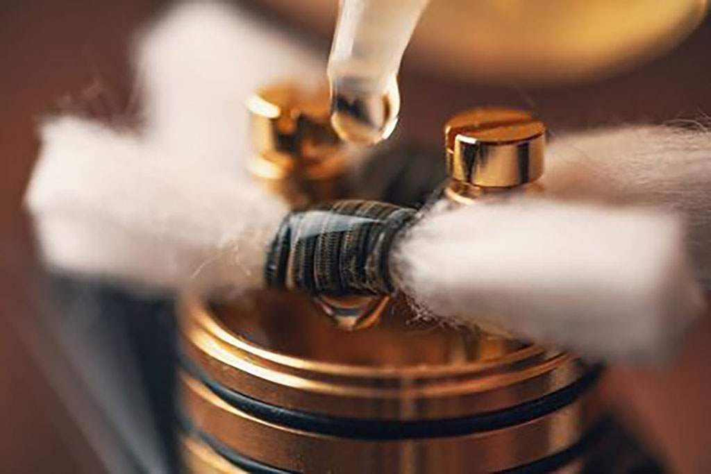 mèche en coton de cigarette électronique